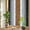 Black, variant on Retro Spring Floral Privacy Window Film, Decorative Stained Glass Window Film, Brown Butterfly Botanical Resuable Rainbow Static Cling for Home Bathroom Living Room Glass Door 17.7"x78.7"