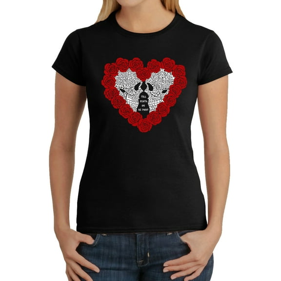 Women's Word Art T-Shirt - Til Death Do Us Part