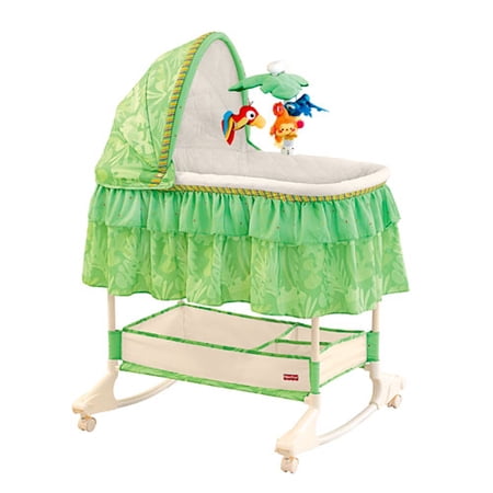Fisher Price Rainforest Bassinet With Mobile