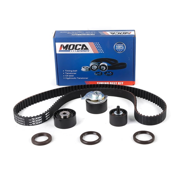 MOCA AUTOPARTS Timing Belt Kit Fit for 99-00 Ford Contour 2.0L & 99-03 Ford Escort 2.0L & 99-02 Mercury Cougar 2.0L
