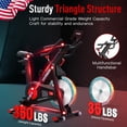 thumbnail image 4 of HARISON Semi-Commercial Exercise Bike, Magnetic Stationary Bike for Home with 350 Lbs Weight Capacity, Adjustable Resistance, Tablet Holder, and Comfortable Seat Cushion, 4 of 8