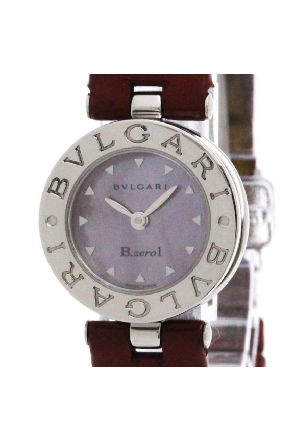 Pre-Owned BVLGARI B-Zero1 Blue MOP Dial Steel Ladies Watch BZ22S Polished (Good)