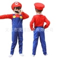 thumbnail image 2 of Super Mario Luigi Dibujos Animados Anime Figura Ropa, Disfraces d'Halloween, Cosplay, Herramientas de Dirección, Festival Infantil, peuv, Adulto IQUE ster zhangmengya LED, 2 of 2