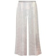 thumbnail image 1 of Plus size 0x Soft Peach Aurora Designer Print Slinky Palazzo Pants, 1 of 4