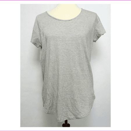 Alternative Women's Shirt T-Shirt Soft Short Sleeve XL/Ivory Stripe