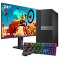 thumbnail image 1 of Dell OptiPlex Mini Tour Ordinateur de Bureau PC avec Moniteur 24 Pouces - AMD R7 350X - Intel Core i5 CPU - 16 Go DDR4 RAM - Nouveau SSD 2 To - Windows 10 Pro - Adaptateur Bluetooth WIFI - Noir (Reconditionné), 1 of 5