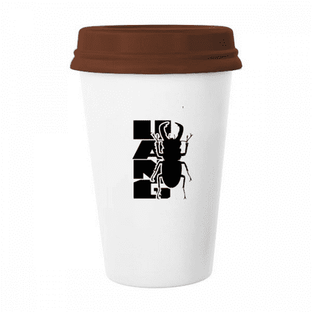 

Insect Harm Fear Animal Unicorn Mug Coffee Drinking Glass Pottery Cerac Cup Lid