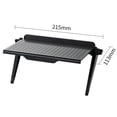 thumbnail image 3 of Estante Del Monitor Organizador Soporte ajustable para monitor de computadora Pantalla de TV Estante de almacenamiento superior (Negro S) Likrtyny Libre de BPA, 3 of 4