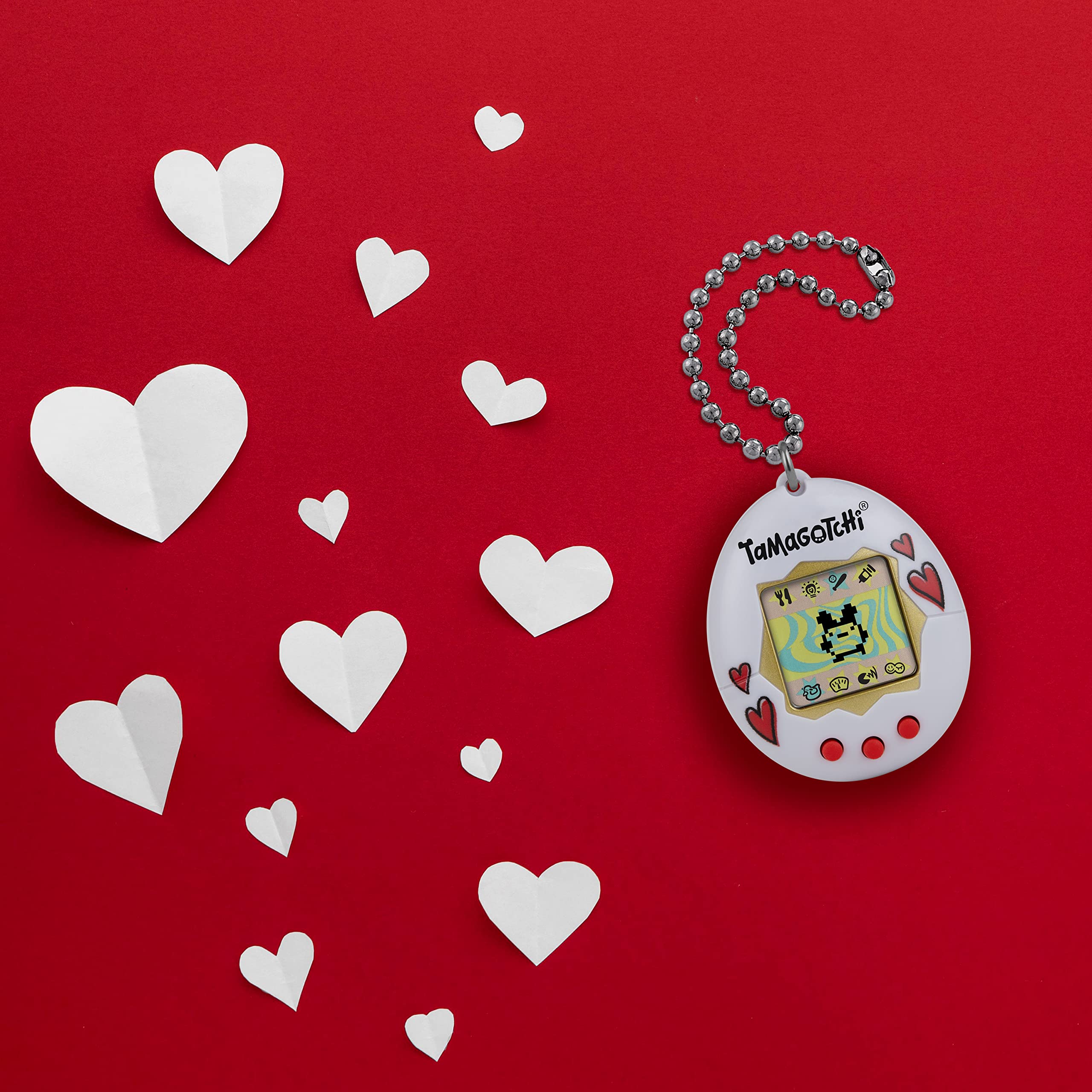 Tamagotchi - Original - Gen2 Hearts (Updated Logo)