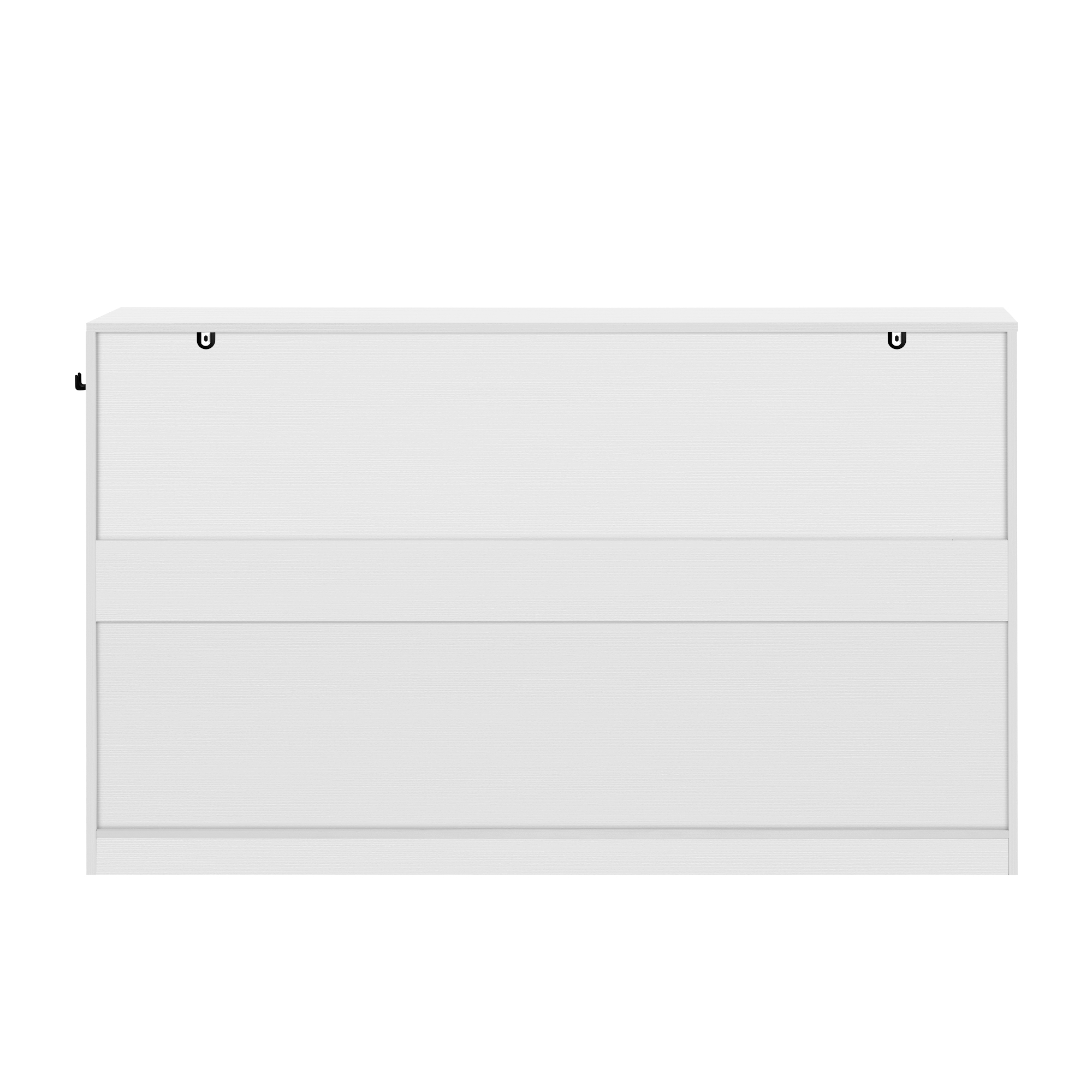 Aukfa 59.1" Sideboard Buffet Cabinet,Large Storage Cabinet with 3 Drawers & Adjustable Shelf,White