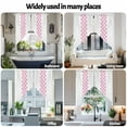 thumbnail image 6 of Minimalist Pink Swag Valances for Windows 2 Pack Buffalo Check Plaid Farmhouse Farm Theme Swag Kitchen Curtains 36 Inches Long Rod Pocket Short Window Treatment for Kitchen Bathroom 28"x36", 6 of 8