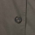 thumbnail image 4 of GigrtiJin Womens Cropped Jacket Solid Color Lapel Button Down Long Sleeve Casual Outwear with Belt Trendy Comfy Outcoat, 4 of 6