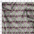 thumbnail image 4 of Soimoi Polyester Crepe Fabric Leaves & Magnolia Floral Print Sewing Fabric Yard 52 Inch Wide, 4 of 5