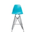 thumbnail image 1 of Heavenly Collection Chrome & Bleu Tabouret de Comptoir, 1 of 3