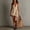 Khaki, variant on Morttic Women's Sexy Solid Color Tassel Trim V-Neck Spaghetti Strap Mini Dress – Backless A-Line Summer Beach Outfit Green,XL
