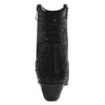 thumbnail image 5 of Badgley Mischka Girls Glittery Low Heel Dress Boots. (Little Kids Big Kids), Black, Size: 2, 5 of 6