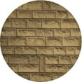 thumbnail image 1 of Ahgly Company Machine Washable Indoor Round Transitional Cinnamon Brown Area Rugs, 7' Round, 1 of 7