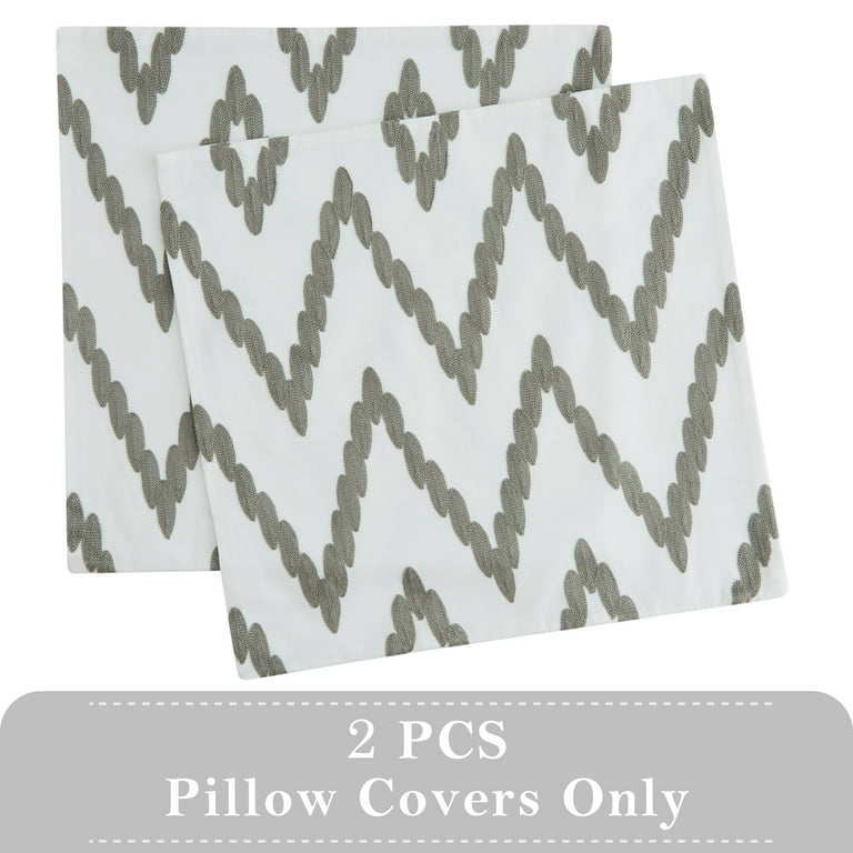 CAROMIO 12 W x 20 L Throw Pillow Covers Modern Decorative