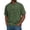 #03Army Green, variant on Mens Y2k Oversized Henley Shirts 3 Buttons Short Sleeve Summer T-Shirts Distressed Retro Causal Washed Tops Brown M