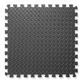 thumbnail image 5 of Philosophy Gym Pack of 6 Exercise Flooring Mats - 24 x 24 Inch Foam Rubber Interlocking Puzzle Floor Tiles - Black, 5 of 7