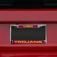 thumbnail image 3 of Southern California USC Trojans Chrome Metal Laser Cut License Plate Frame - Set of 2 Frames, 3 of 6