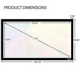 thumbnail image 3 of QualGear Projector Ceiling Mount Bundle with 110" Ultra White Fixed Frame Projector Screen & 25' HDMI Cable Hardware Mount (PRB-717–WHT-110W-25FT), 3 of 3