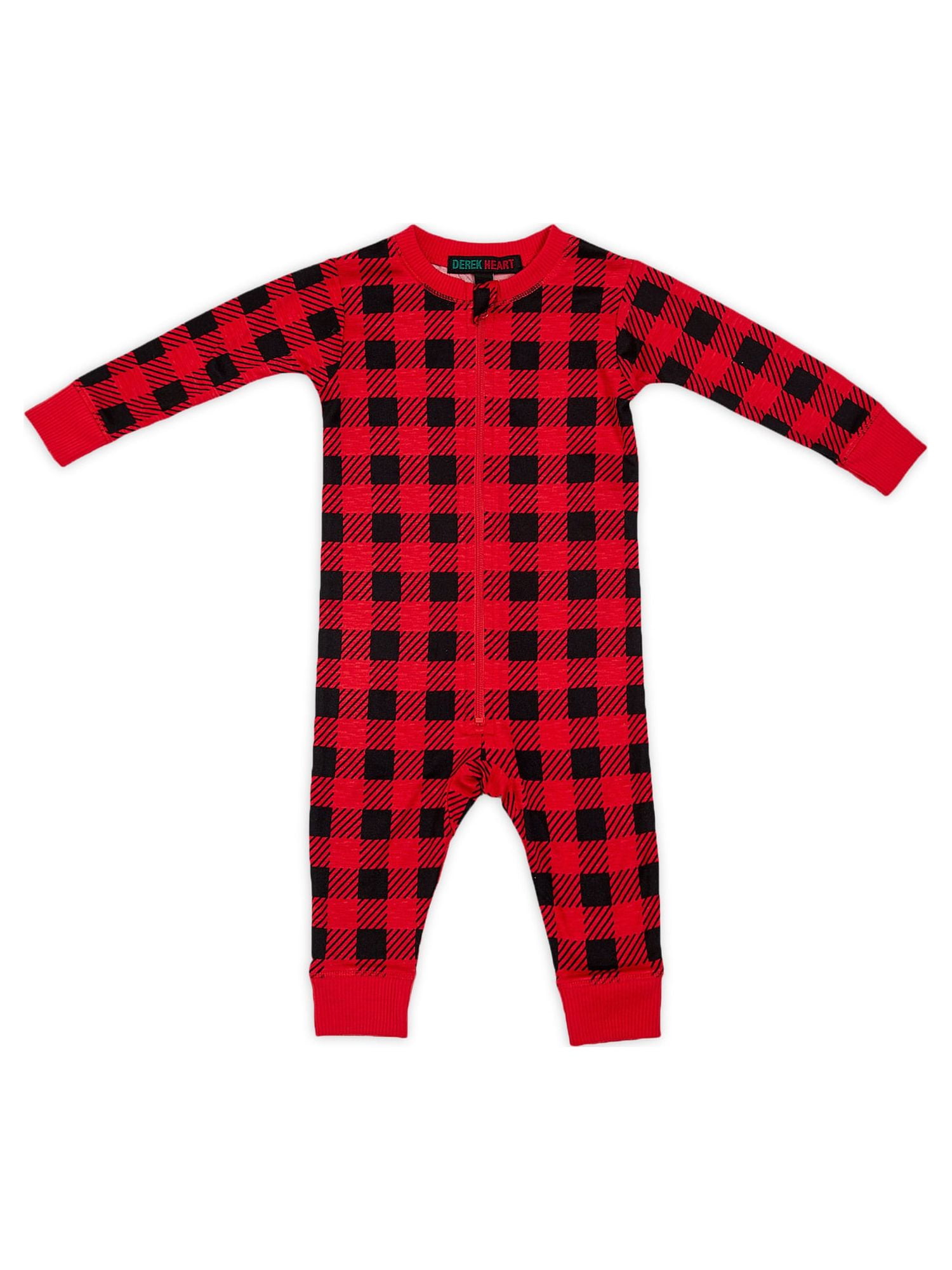 Buffalo plaid newborn pajamas sales