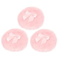 thumbnail image 4 of IFANLANDOR 3Pcs Plush Body Powder Puff Pink Skin-friendly Large Area Coverage, 4 of 8