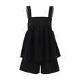 thumbnail image 1 of xiaxaixu Ensemble Pyjama 2 Pièces pour Femmes Débardeurs et Shorts Sans Manches à Pois Suisses, 1 of 4