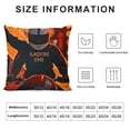 thumbnail image 5 of YINGXI Decorative Throw Pillow Covers in with Catchphrase Don't Panic for Suit on Open Shipped Pillow Case Square Cushion Cover for Sofa Couch Bed Car 24x24in, 5 of 5