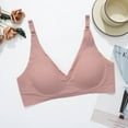 thumbnail image 2 of Sous-vêtements à Rayures Douces en Gelée Sans Marque pour Femmes Sans Anneau Bretelles Doubles Fixes Quatre Boucles Rassemblées pour Collecter par Pass Anti-Affaissement, 2 of 5