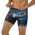 thumbnail image 3 of Easygdp Ocean Coral Turtle Men's Boxer Briefs Men’s Underwear Boxer Briefs for Men, 3 of 7