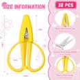 thumbnail image 2 of 32 Pack Mini Scissors Thread Snips Tiny Colorful Small Sharp Scissors All Purpose with Cover Travel Scissors for Crafts Sewing Embroidery Paper Cutting DIY 4 Colors, 2 of 7