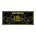 thumbnail image 1 of Squat Mat with Position Guide 35x80cm Diatomaceous Earth Rubber Non Slip Portable for Home Yoga Abs Squats Lunges Core Training, 1 of 4