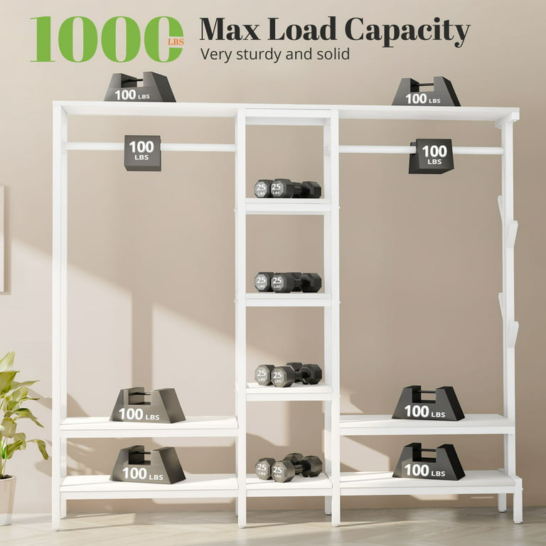HOKEEPER Heavy Duty Extra Large Freestanding Closet Organizers and