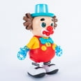 thumbnail image 7 of Interactive Dancing Clown Toy with Music LED Lights Educational Early Learning Sensory Toy for Kids Motion Movement, 7 of 7