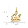 thumbnail image 2 of Real 14kt Yellow Gold LogoArt University of California Berkeley XS Pendant; for Adults and Teens; for Women and Men, 2 of 2
