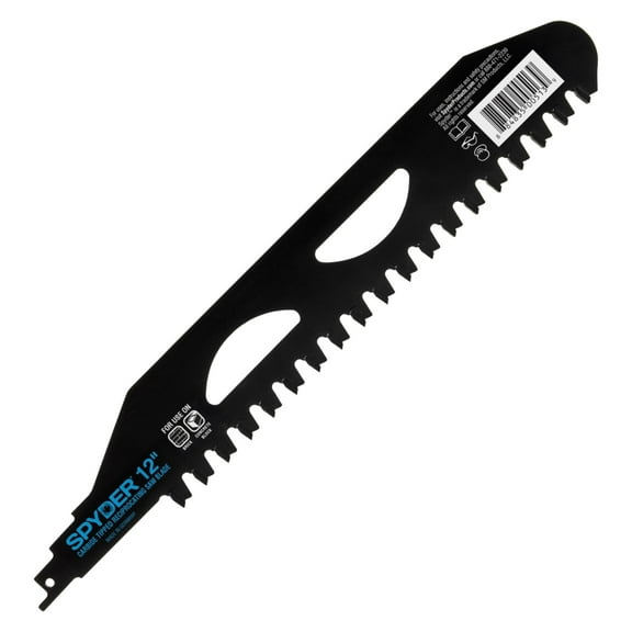 Spyder 12-Inch 2-TPI Brick and Concrete Demolition TCT Reciprocating Saw Blade 200210