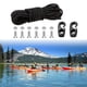 thumbnail image 5 of Kit De Montaje De Cubierta De Kayak Juego De Montaje De Cuerda Elástica De 8 Pies Con Cordón De Nylon Elástico Tornillo De Acero Inoxidable Anillos En C Ganchos En J Traje De Almacenamiento seitruly VI009403-02, 5 of 7
