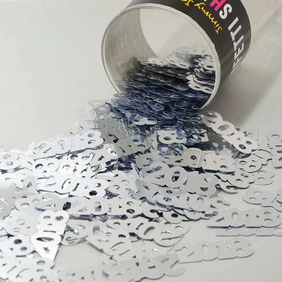 Confetti Year 2018 Silver - Half Pound (8 oz) - CCL7276