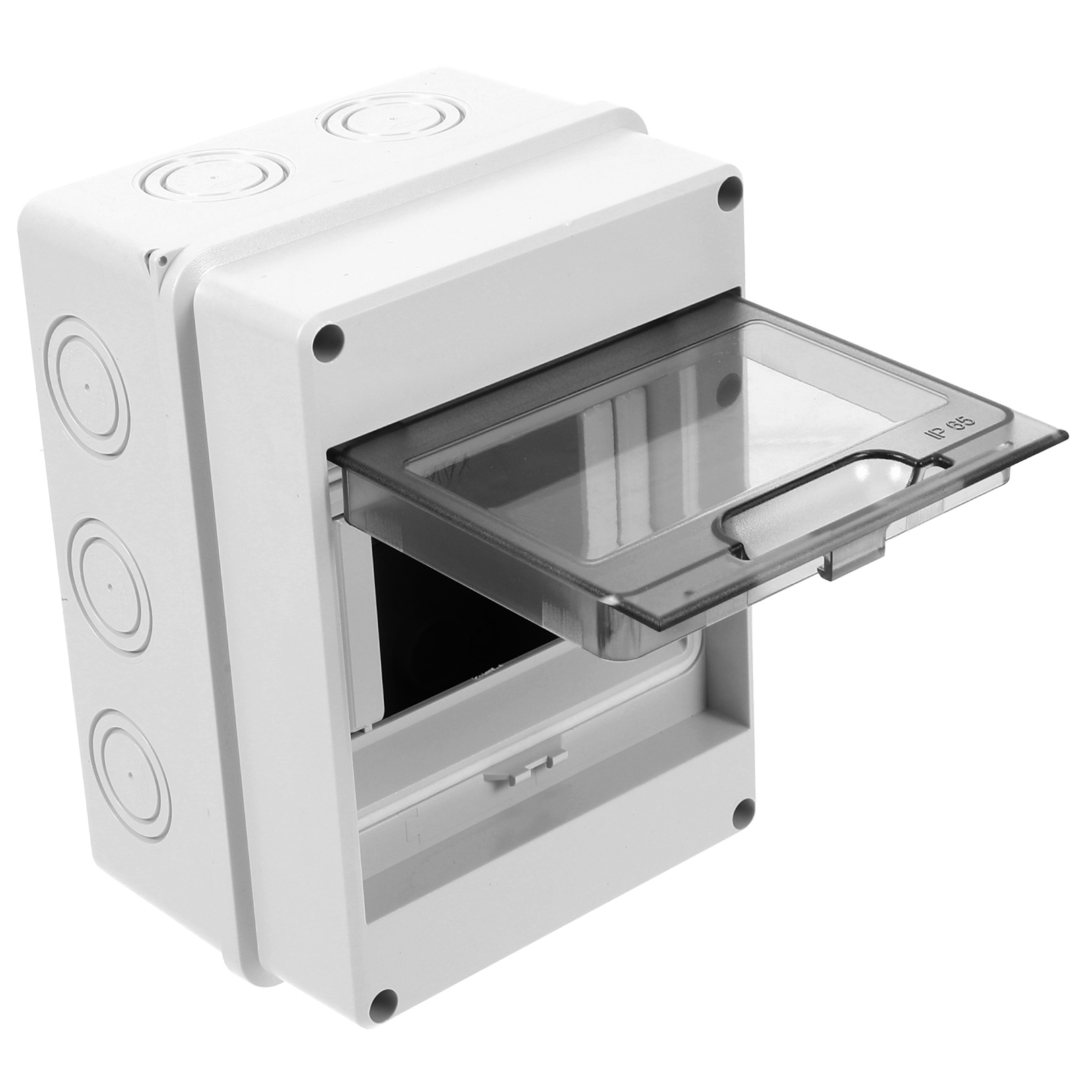 Phenofice Electrical Panel Box Grey Plastic Breaker Box for Distribution Protection