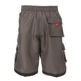 thumbnail image 2 of Sakkas Mens Contrast Stripes Skate Surf Board Short / Swim Trunks - Charcoal - 2XL, 2 of 2