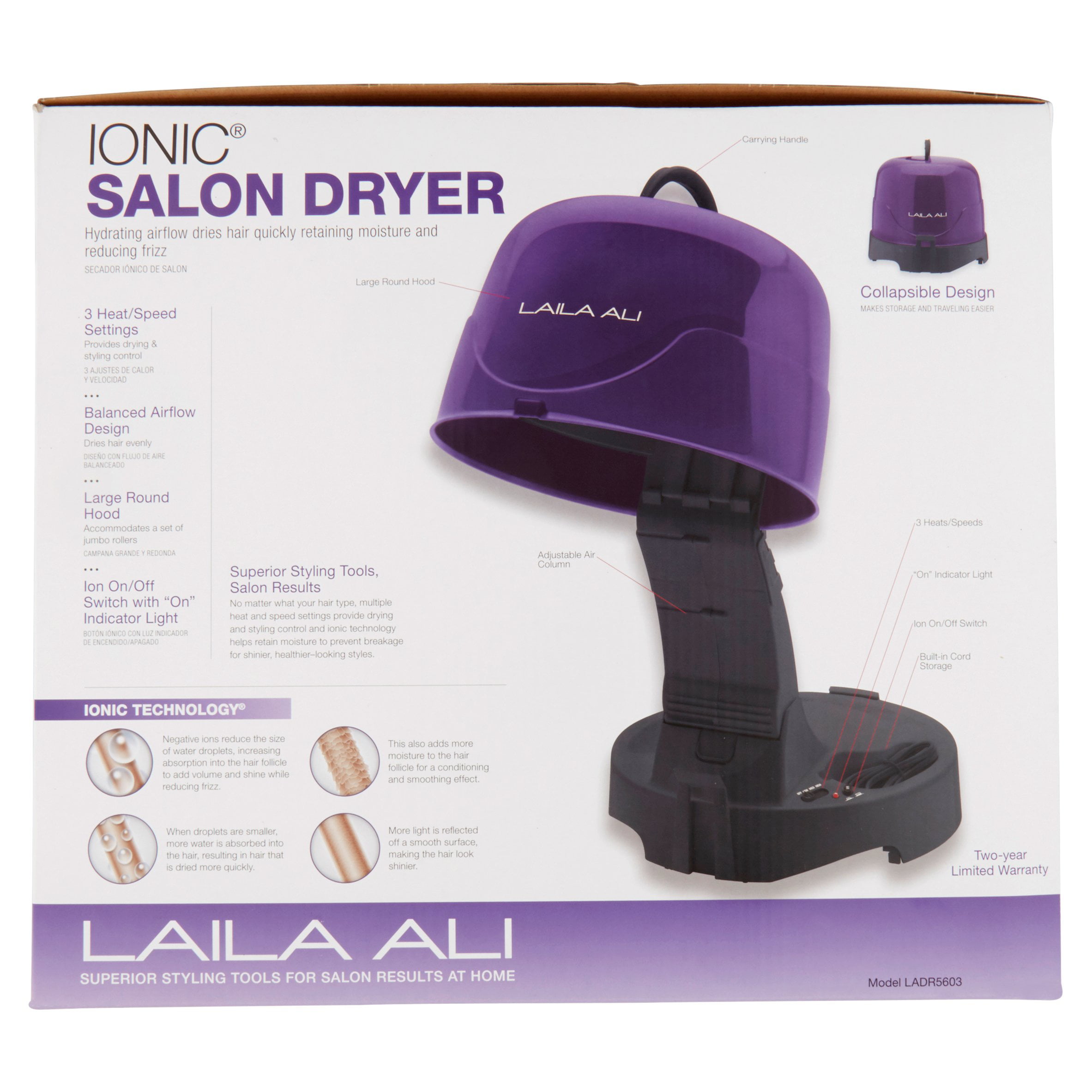 Laila Ali Ionic Salon Dryer Walmartcom
