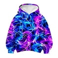 thumbnail image 4 of XAOFW Boys' Hoodies Sweatshirts Print Casual Pullover Everyday Lightweight Relaxed Fit Hoodie Long Sleeve Hooded Sweatshirt Stylish Comfortable Outdoor Activities Top, 4 of 4