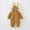 Khaki, variant on Herrnalise Toddler Baby Boy Girls Color Plush Cute Rabbit Ears Winter Thick Jumpsuit Romper clearance under 5