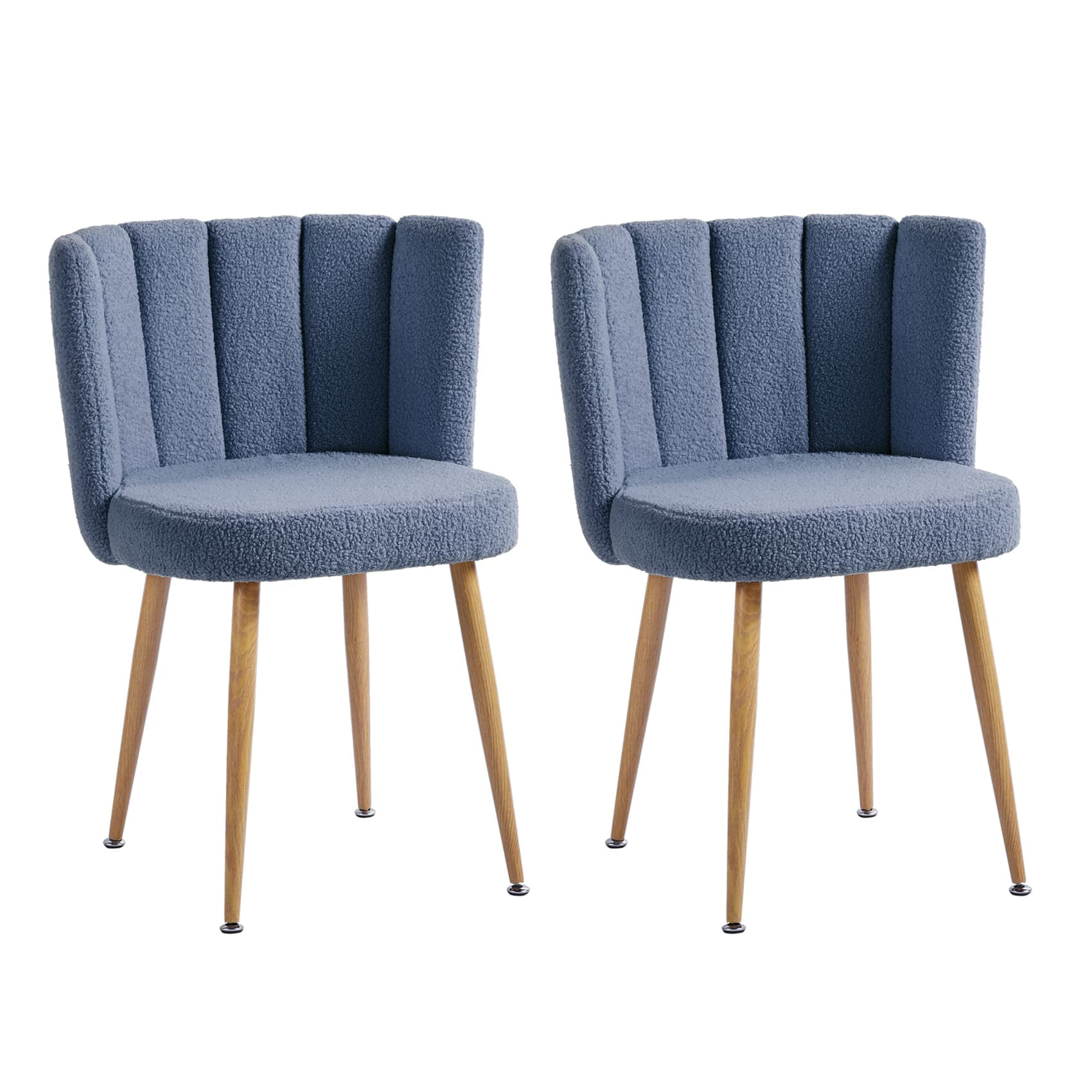 MAYEERTY Modern Blue Dining Chairs Set of 2 - For Dining/Living Room