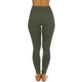 thumbnail image 3 of 3 Pack Women's High Waist Fleece Lined Thermal Leggings with Flattering Front Seam Winter Legging, 3 of 6