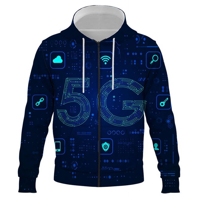 Sudadera unisex con capucha y cremallera con estampado 3D para hombre y mujer, jersey de invierno de gran tamaño, ropa de calle, nueva