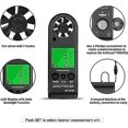 thumbnail image 3 of Handheld digital anemometer for measuring wind speed, measuring wind speed, temperature and maximum/average/current speed, accuracy, measuring for win, 3 of 5