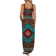 thumbnail image 3 of SMihono Robe d'Été Grande Taille pour Femmes 2023 Décontractée Ample d'Été Imprimée Robe Débardeur Robe de Plage Col Rond Sans Manches Robes, 3 of 5